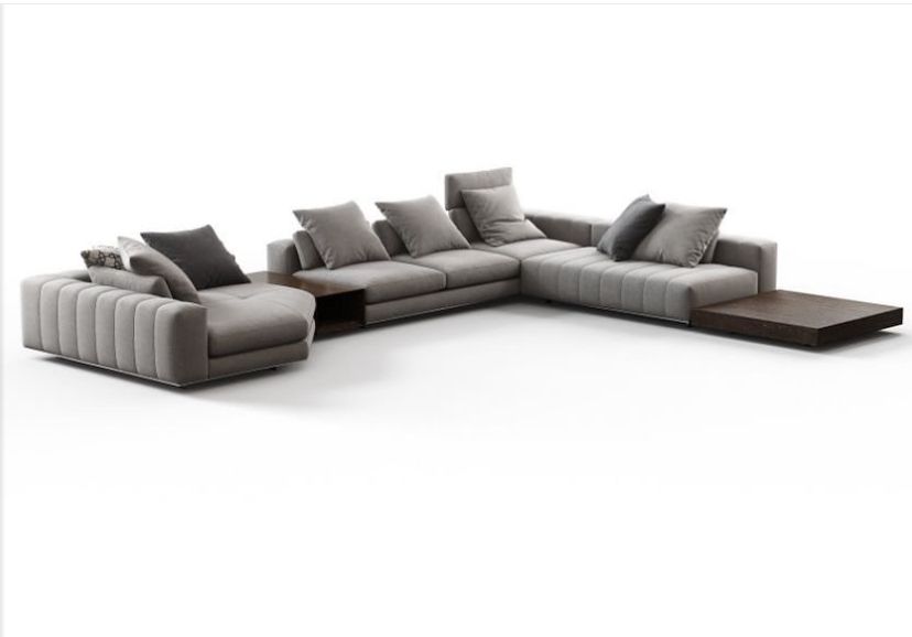 Canapé d’angle modulable contemporain